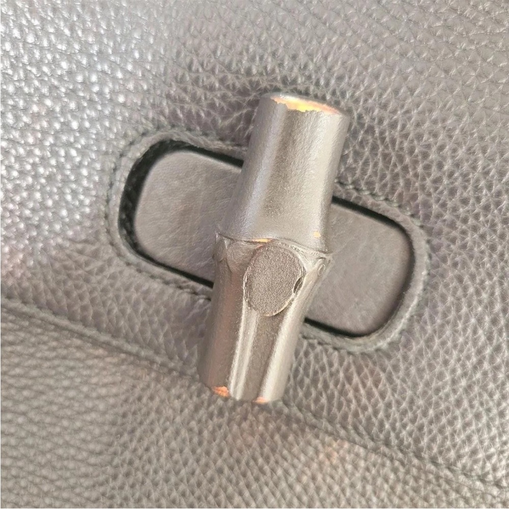 Gucci Dark Leather Satchel - Picture 2 of 11